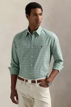 Рубашка Polo Ralph Lauren, зеленый