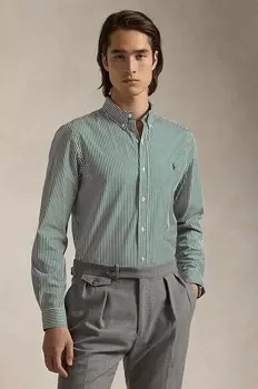 Рубашка Polo Ralph Lauren, зеленый