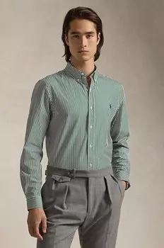 Рубашка Polo Ralph Lauren, зеленый