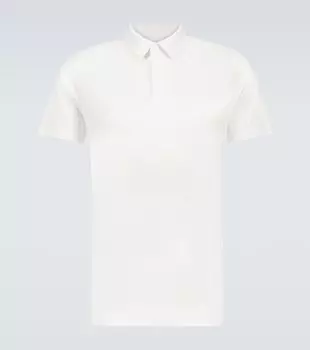 Рубашка-поло Ramsay из смесового хлопка Derek Rose, белый