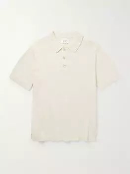 Рубашка поло Randy 6690 из хлопка букле NN07, экрю