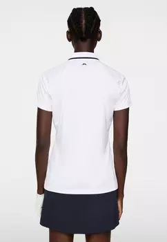 Рубашка поло REBECCA J.LINDEBERG Sports, белый