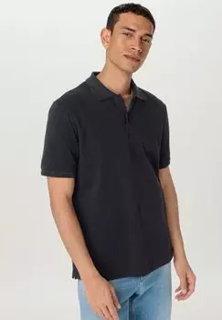 Рубашка поло REGULAR AUS REINER hessnatur, цвет schwarz