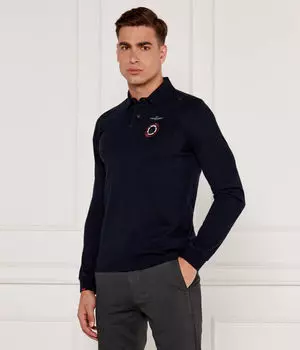 Рубашка поло Regular fit Aeronautica Militare, синий