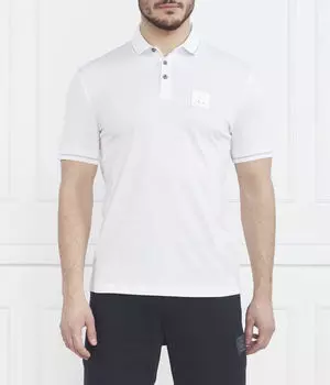Рубашка поло Regular fit Armani Exchange, белый