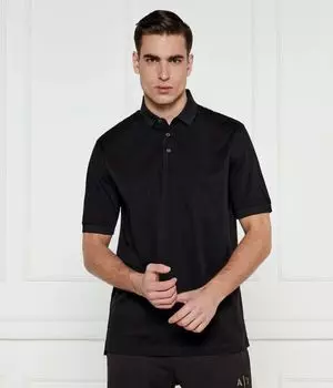 Рубашка поло Regular fit Armani Exchange, черный