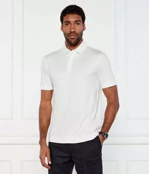 Рубашка поло Regular fit Boss, белый