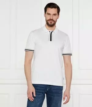 Рубашка поло Regular fit Boss, белый
