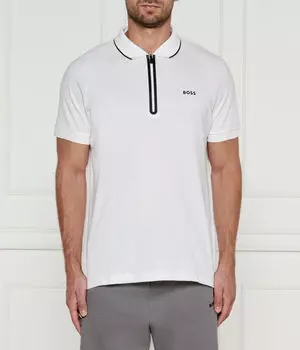 Рубашка поло Regular fit Boss Green, белый