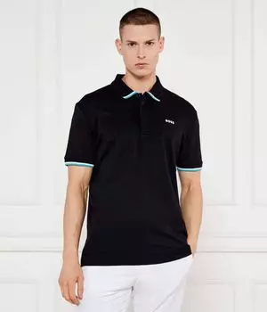 Рубашка поло Regular fit Boss Green, черный