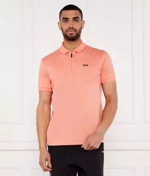 Рубашка поло Regular fit Boss Green, оранжевый