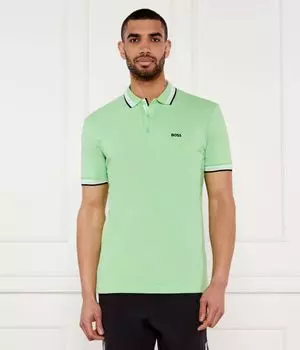 Рубашка поло Regular fit Boss Green, зеленый