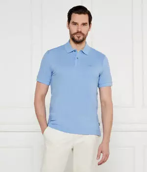 Рубашка поло Regular fit Boss, синий