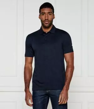 Рубашка поло Regular fit Boss, синий