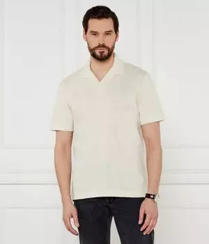 Рубашка поло Regular fit Boss, желтый
