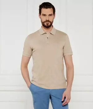 Рубашка поло Regular fit Boss, желтый