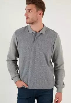 Рубашка-поло Regular Fit Buratti, цвет grey