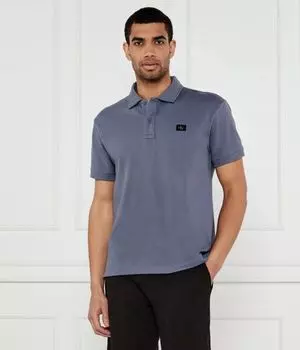 Рубашка поло Regular fit Calvin Klein Jeans, синий