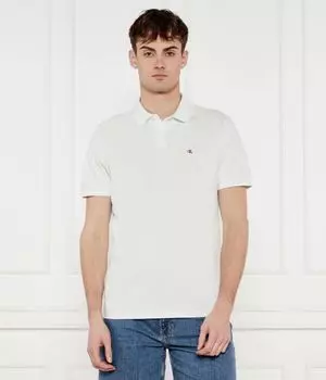 Рубашка поло Regular fit Calvin Klein Jeans, белый