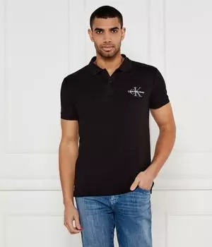 Рубашка поло Regular fit Calvin Klein Jeans, черный