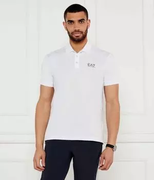 Рубашка поло Regular fit Ea7, белый