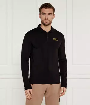 Рубашка поло Regular fit Ea7, черный