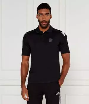 Рубашка поло Regular fit Ea7, черный
