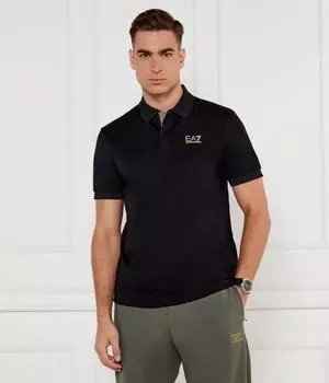 Рубашка поло Regular fit Ea7, черный