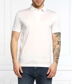 Рубашка поло Regular fit Emporio Armani, белый