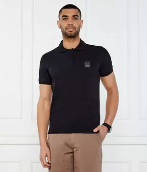 Рубашка поло Regular fit Emporio Armani, черный