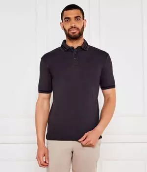 Рубашка поло Regular fit Emporio Armani, черный