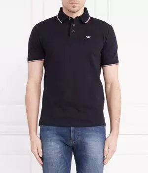 Рубашка поло Regular fit Emporio Armani, синий