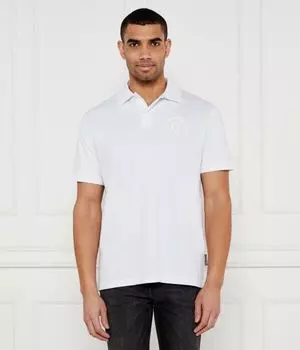 Рубашка поло Regular fit Just Cavalli, белый