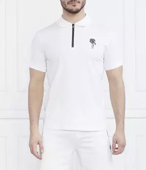 Рубашка поло Regular fit Karl Lagerfeld, белый