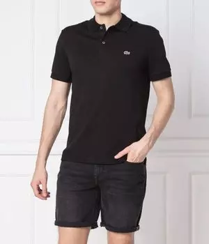 Рубашка поло Regular fit Lacoste, черный