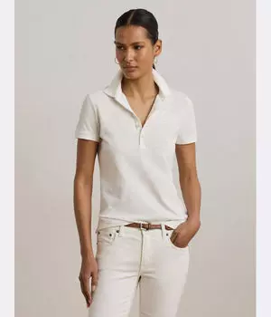 Рубашка поло Regular fit Lauren Ralph Lauren, белый