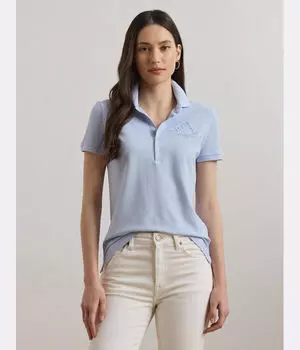 Рубашка поло Regular fit Lauren Ralph Lauren, синий