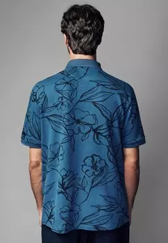 Рубашка поло REGULAR FIT PATTERN Next, синий