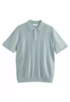 Рубашка поло REGULAR FIT SHORT SLEEVE Next, синий