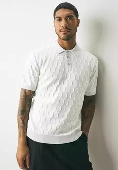 Рубашка поло REGULAR FIT SHORT SLEEVE Next, серый
