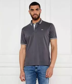 Рубашка поло Regular fit Tommy Jeans, черный