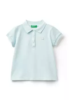 Рубашка-поло Regular Fit United Colors of Benetton, синий