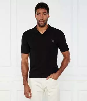 Рубашка поло Relaxed fit Hugo, черный