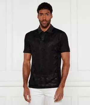 Рубашка поло Relaxed fit Hugo, черный