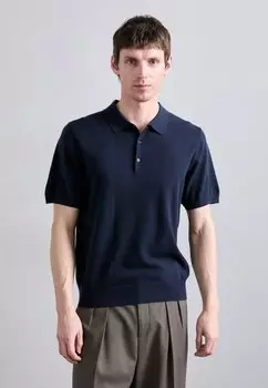 Рубашка поло REYMOND SOLID STRIPE J.LINDEBERG, темно-синий