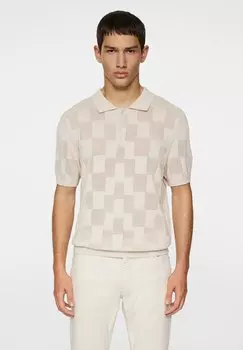 Рубашка поло REYMOND STACKED BRIDGE J.LINDEBERG, коричневый