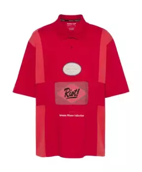 Рубашка-Поло Riot Flyer с гербом Martine Rose, красный