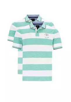 Рубашка поло Riviera 2 шт. в упаковке Hajo, цвет smaragd