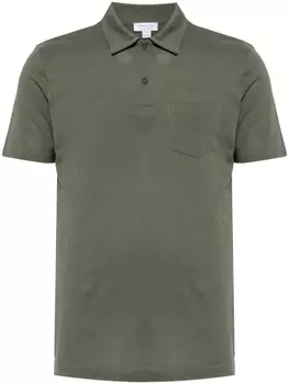 Рубашка поло Riviera Sunspel, зеленый