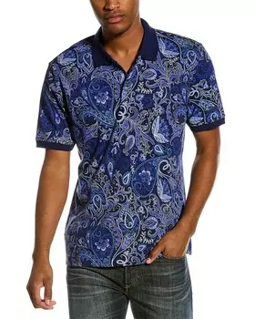 Рубашка-поло Роберта Грэма Robert Graham, синий